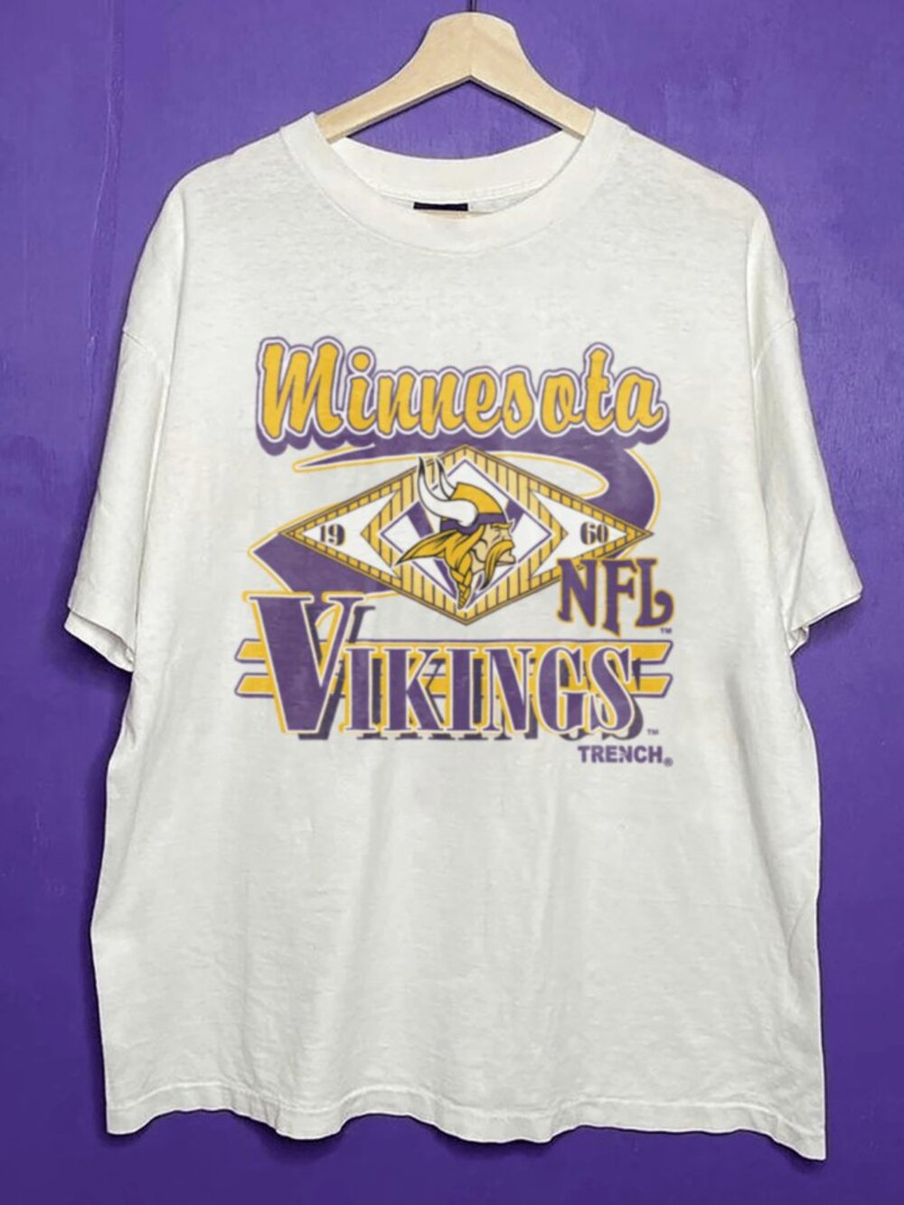 Vintage 1960 Minnesota Vikings Shirt, Minnesota Vikings Football NFL Shirt Tee